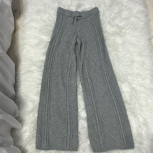 Edikted Kasey Cable Knit Pants